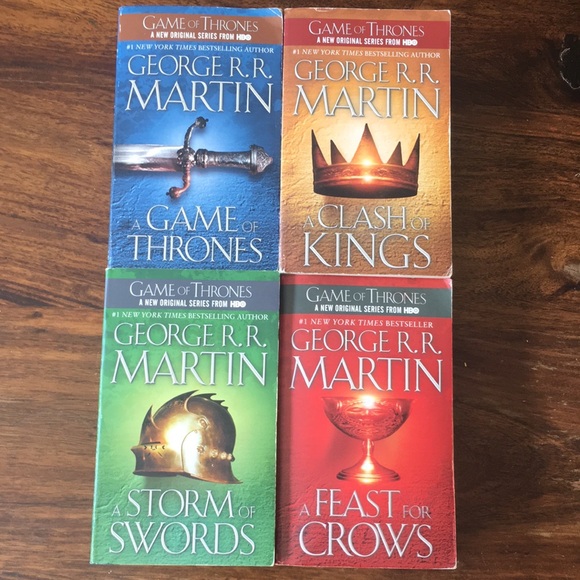 4 Game Of Thrones Paperback Books (Set of four) by George R.R. Martin - Picture 1 of 13